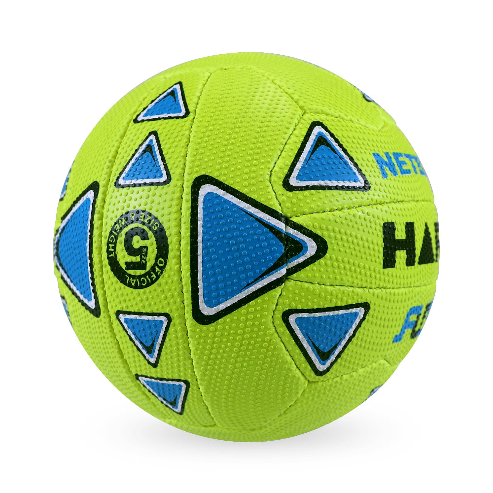 HART Fuse Netball Fluro Yellow/Blue - Size 4 - Modern Teaching Aids NZ
