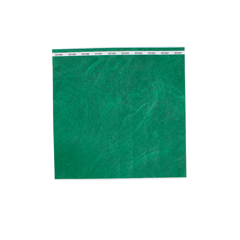 Disposable Wrist Bands Green x 100 - Modern Teaching Aids NZ