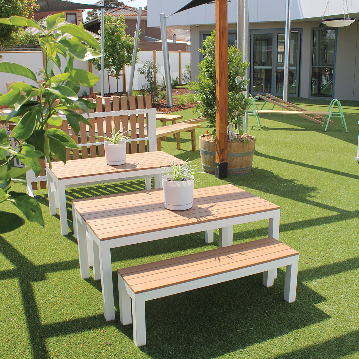 Outdoor Child Bench - Teak-loo - Modern Teaching Aids NZ