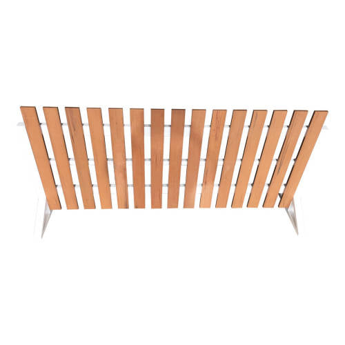 Outdoor Fence - Teak & White 150x40x70 - Modern Teaching Aids NZ