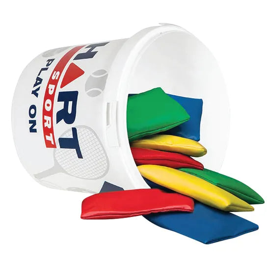 HART Flat Bean Bags Bucket of 12