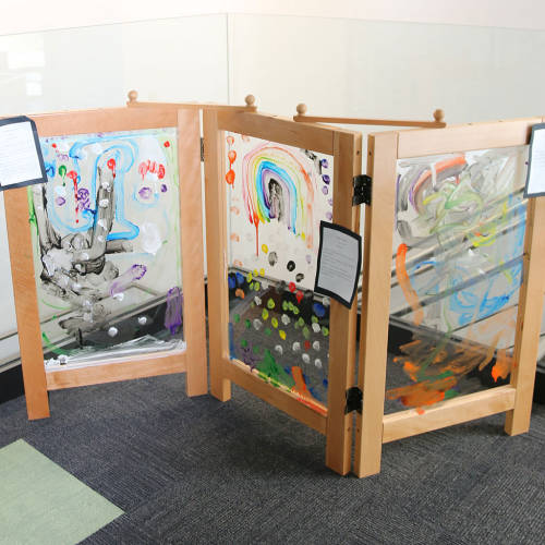 3 Panel See Through Divider - Modern Teaching Aids NZ
