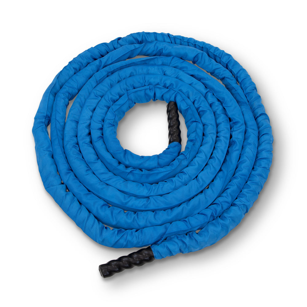 HART Battle Rope with Sleeve Sky Blue