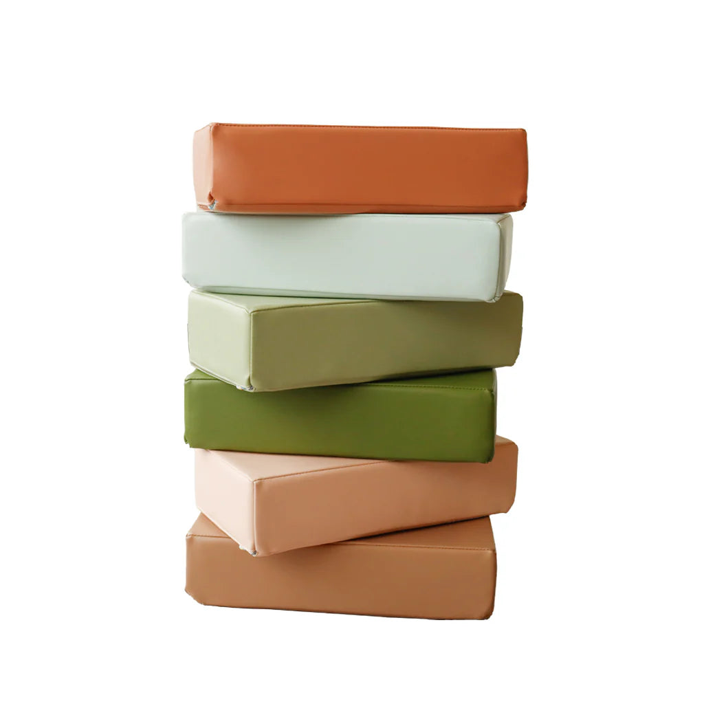 Rectangle Soft Blocks Earth – 12pc - Modern Teaching Aids NZ
