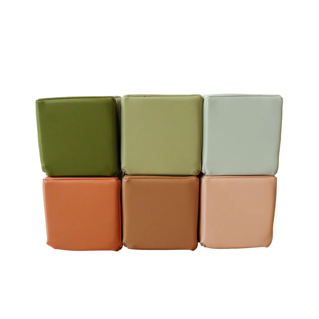 Toddler Soft Blocks 15cm Earth 12pc - Modern Teaching Aids NZ