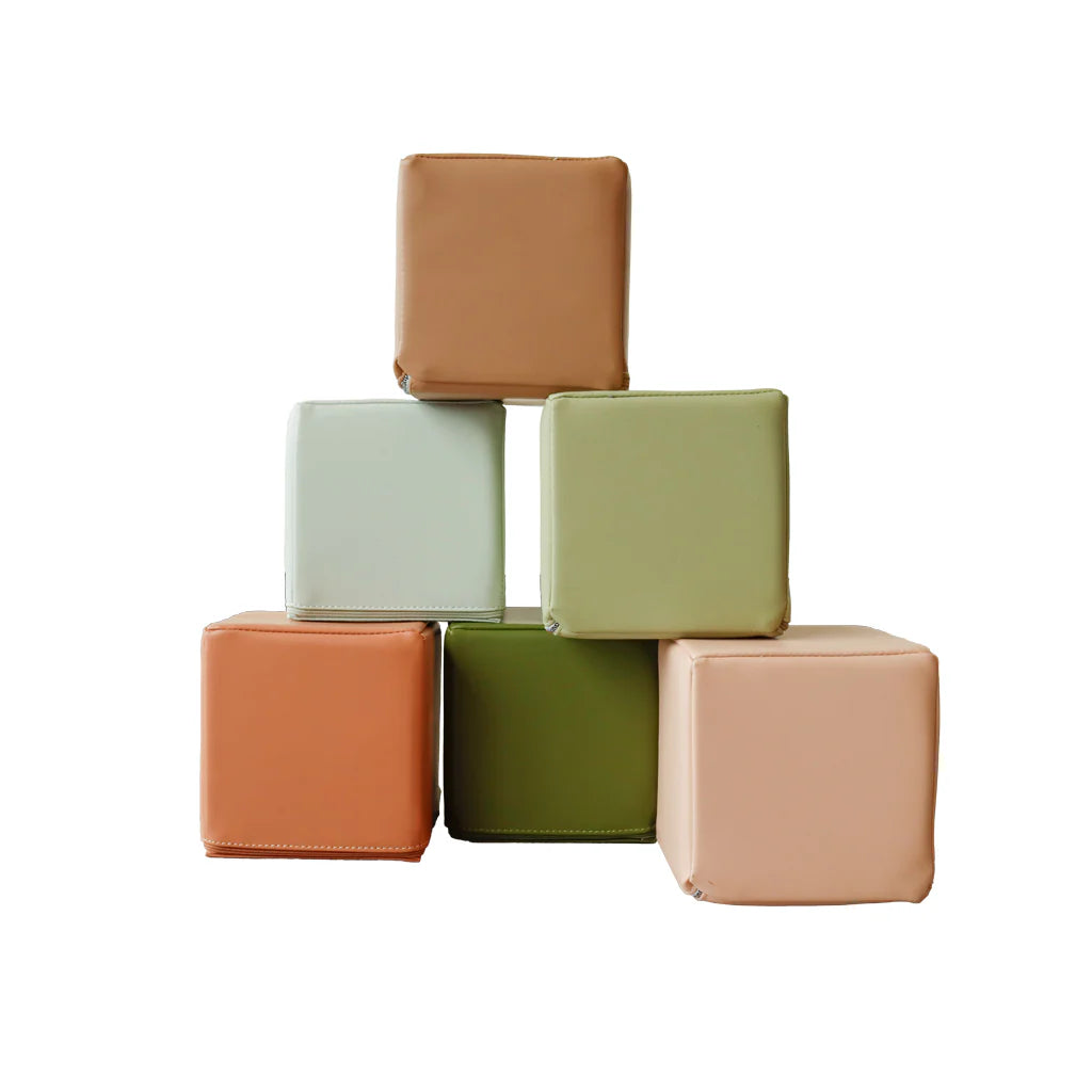 Toddler Soft Blocks 15cm Earth 12pc - Modern Teaching Aids NZ