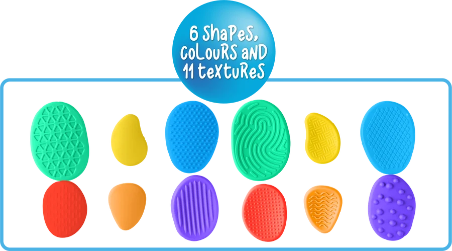 Textured Calming Stones Set of 18