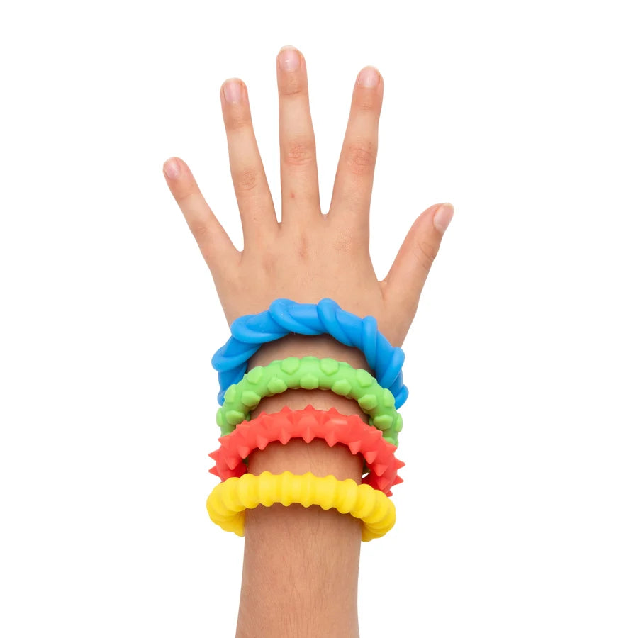 Textured Fidget Bracelets Set of 4