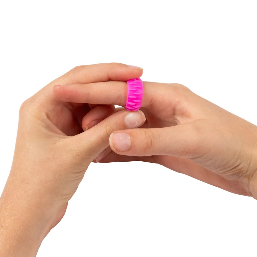 Textured Fidget Rings Set of 12