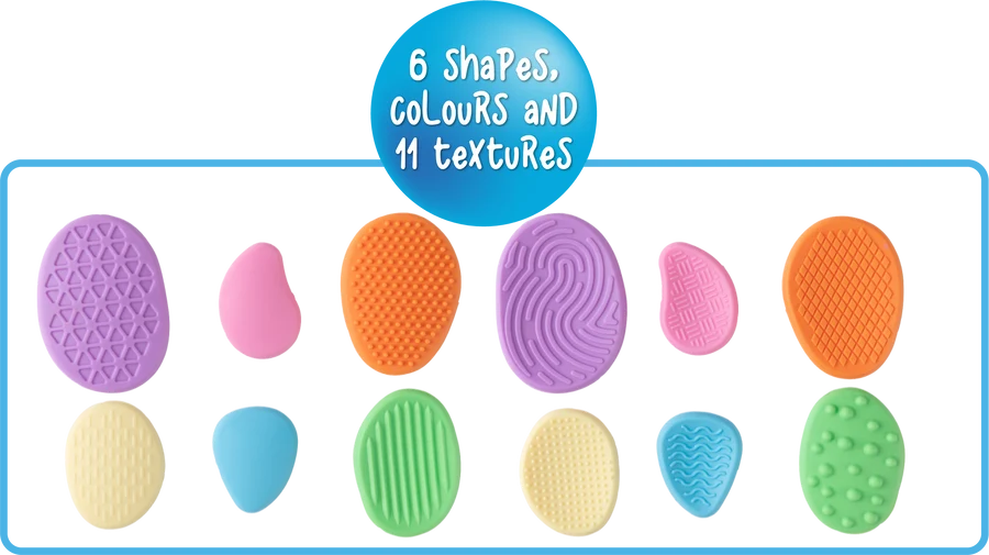 Textured Pastel Calming Stones Set