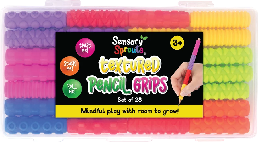 Textured Pencil Grips Set of 28