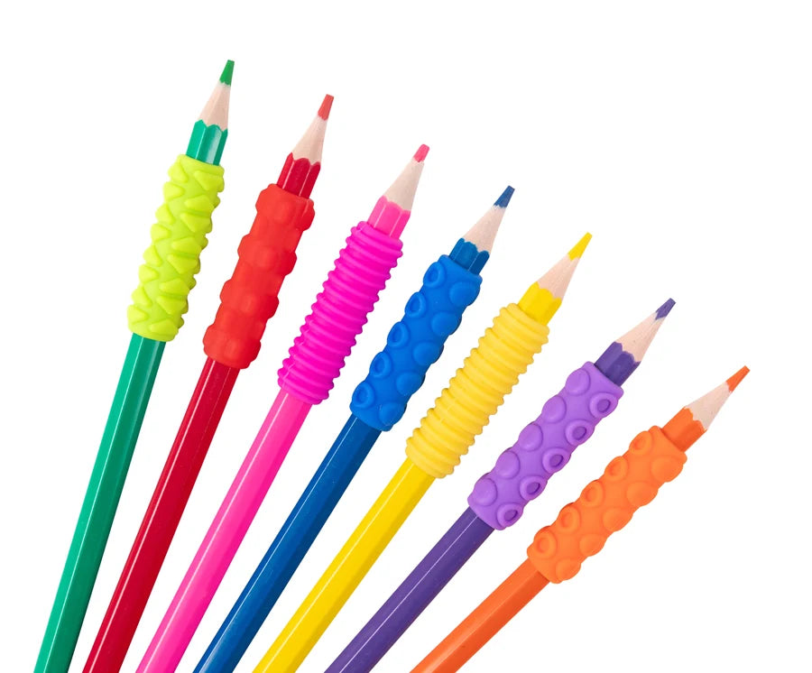 Textured Pencil Grips Set of 28