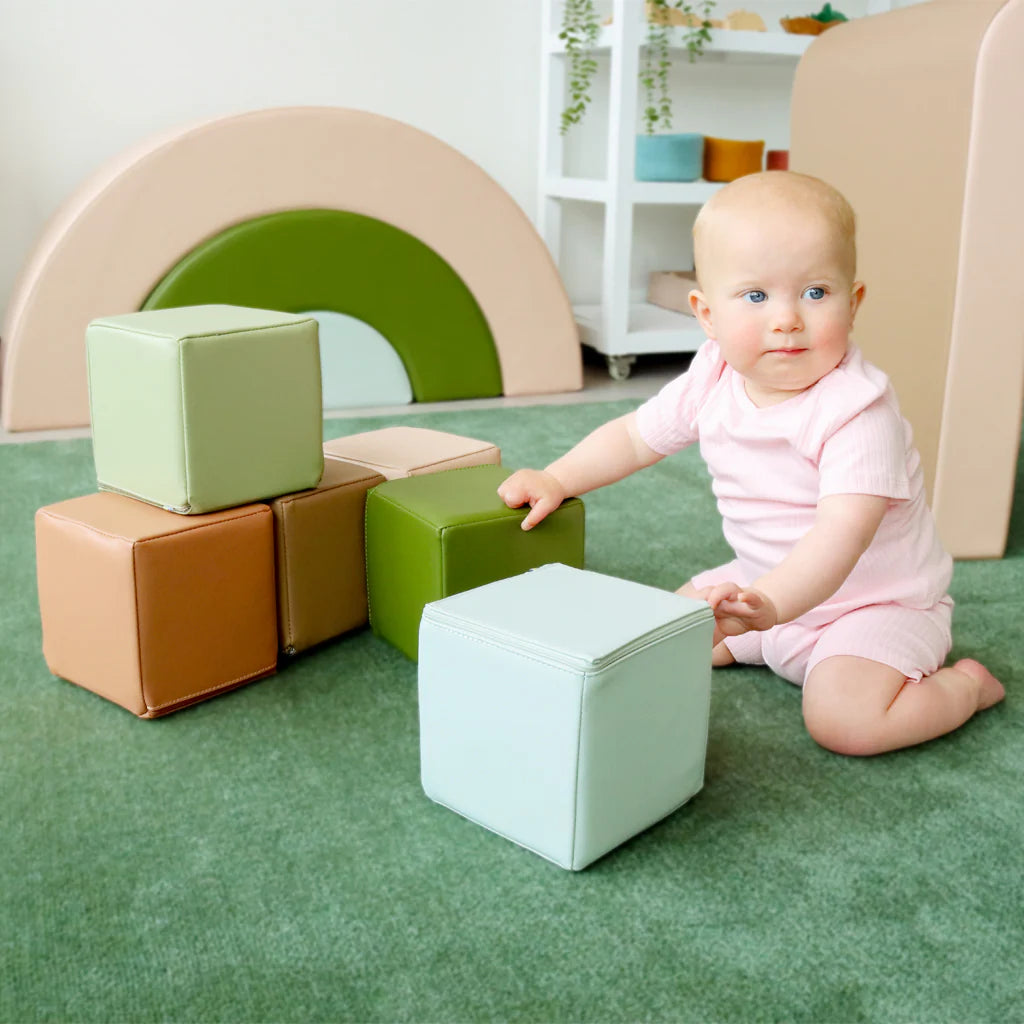 Toddler Soft Blocks 15cm Earth 12pc - Modern Teaching Aids NZ