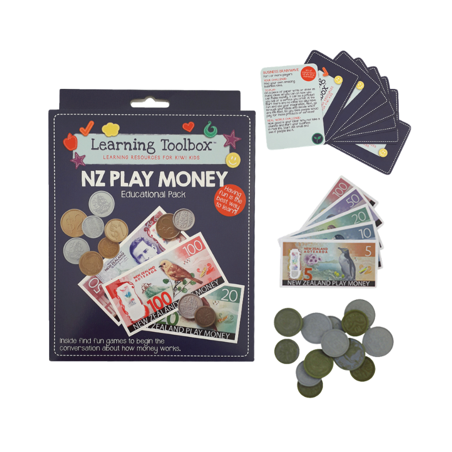New Zealand Play Money Pack