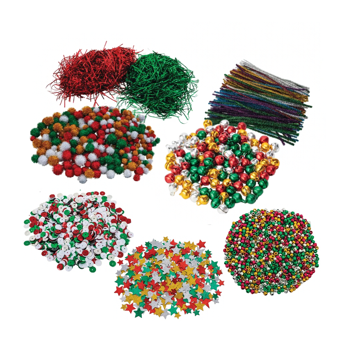 Metallic Christmas Collage Kit