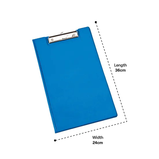 PVC Clipboard Folder Blue - Modern Teaching Aids NZ