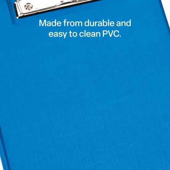 PVC Clipboard Folder Blue - Modern Teaching Aids NZ
