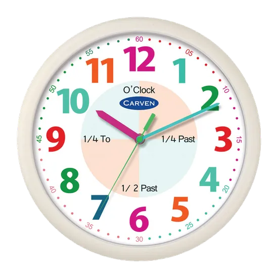 Education Wall Clock 304 x 304mm - Modern Teaching Aids NZ