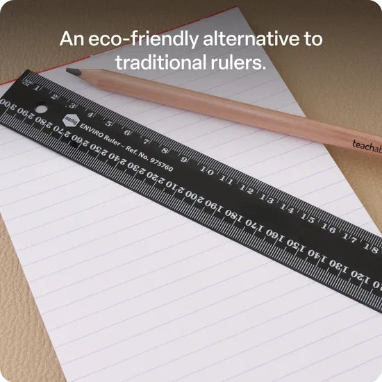 Enviro Recycled Ruler 30 cm - Modern Teaching Aids NZ