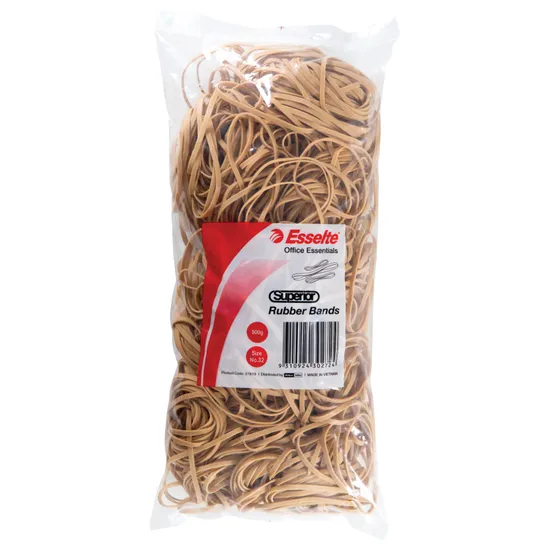 Esselte Superior Rubber Bands Size 32 500g - Modern Teaching Aids NZ
