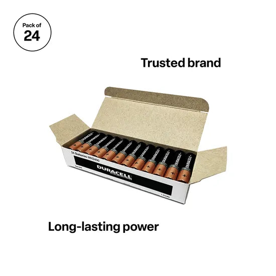 Duracell Coppertop Batteries AAA - Pack of 24