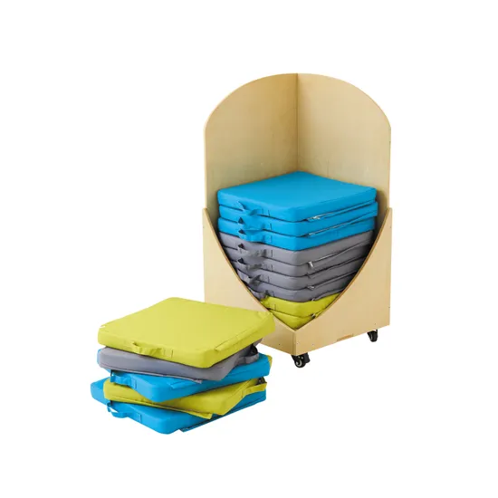 Stockholm Spaces Floor Seat Trolley 57x57x110cm - Modern Teaching Aids NZ