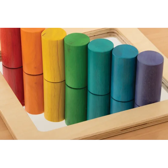 Wood Framed Play Mirrors - 30cm - Set of 4 - Modern Teaching Aids NZ