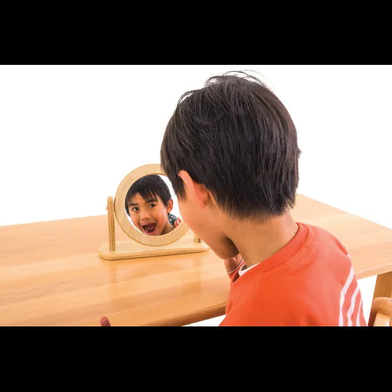 Wooden Table Top Mirror - Modern Teaching Aids NZ