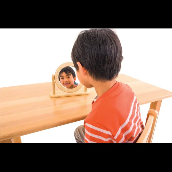Wooden Table Top Mirror - Modern Teaching Aids NZ