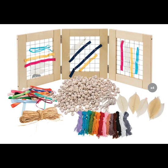 Set of 4 Weaving Frames & Accessories