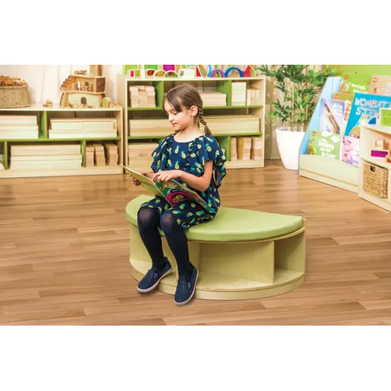 Stockholm Reading Semi Circle Seat 90x49x33cm - Modern Teaching Aids NZ