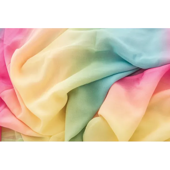 Natural Spaces - Rainbow Fabric - 220x90cm - Modern Teaching Aids NZ