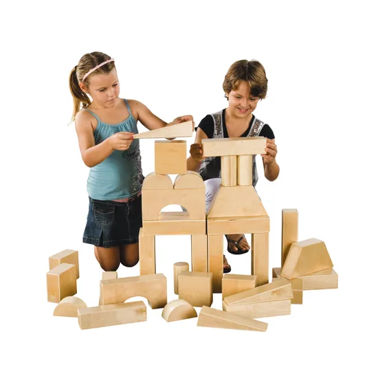 Natural Spaces Hollow Blocks - Set of 34 - Modern Teaching Aids NZ