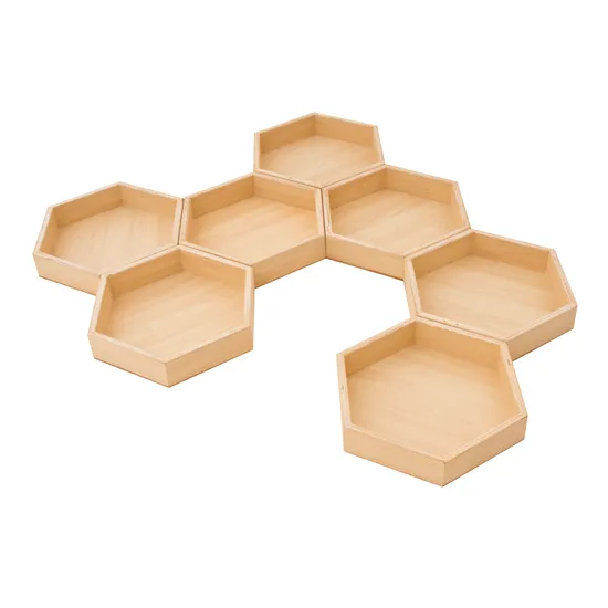 MTA Spaces - Wooden Sensory Path Stepping Stones - Pack of 7 - Modern Teaching Aids NZ