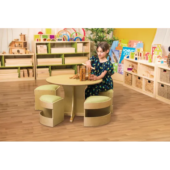 Stockholm - Table with Stools - Set of 5 - Modern Teaching Aids NZ