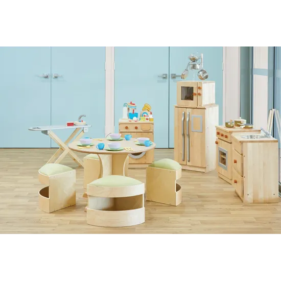 Stockholm - Table with Stools - Set of 5 - Modern Teaching Aids NZ