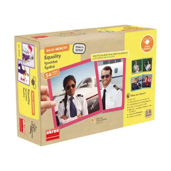 Maxi-memory Equality Game 34 Cards - Modern Teaching Aids NZ