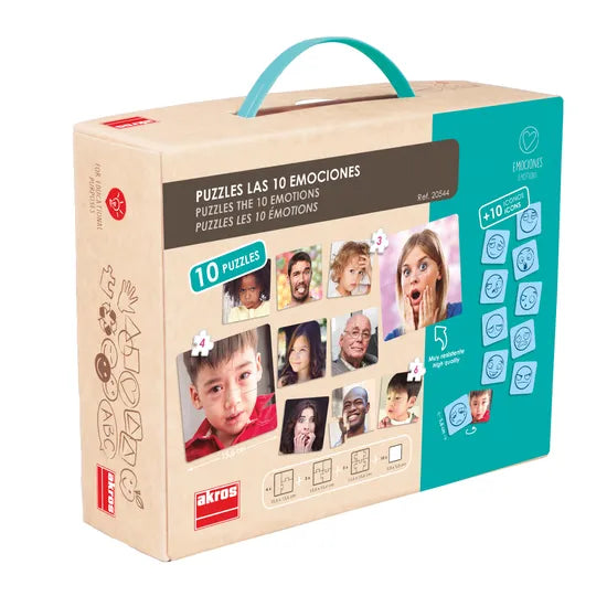The Emotions Puzzles - Set of 10 - Modern Teaching Aids NZ