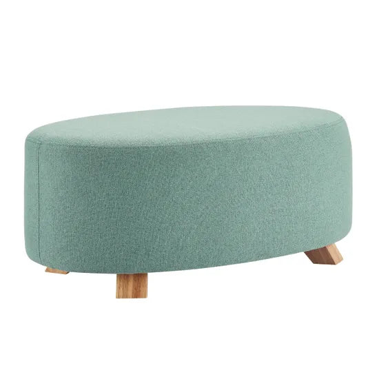 Aalto Curved Ottoman - Green
