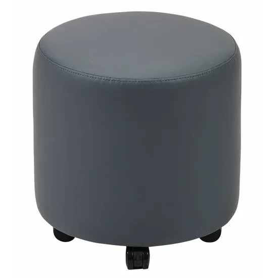 Aalto - Round Ottoman - Grey - Modern Teaching Aids NZ