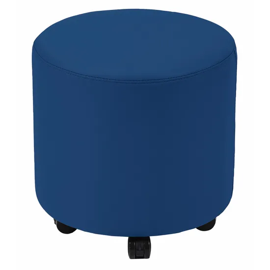 Aalto - Round Ottoman - Steel Blue - Modern Teaching Aids NZ