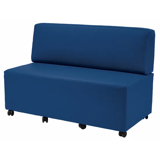Aalto - Double Sofa - Steel Blue - Modern Teaching Aids NZ