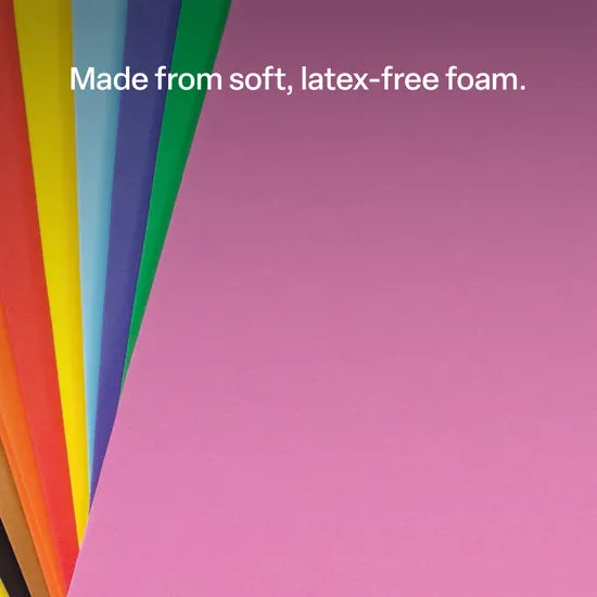 Foam A4 Sheets - 10 Assorted Colours - Pack of 20 - Modern Teaching Aids NZ