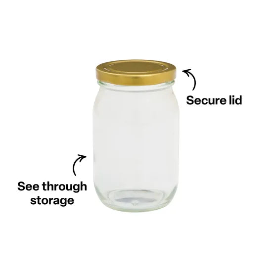 Glass Jars 450ml - Modern Teaching Aids NZ