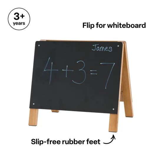 Creatistics Table Top Easel Whiteboard & Blackboard - Modern Teaching Aids NZ