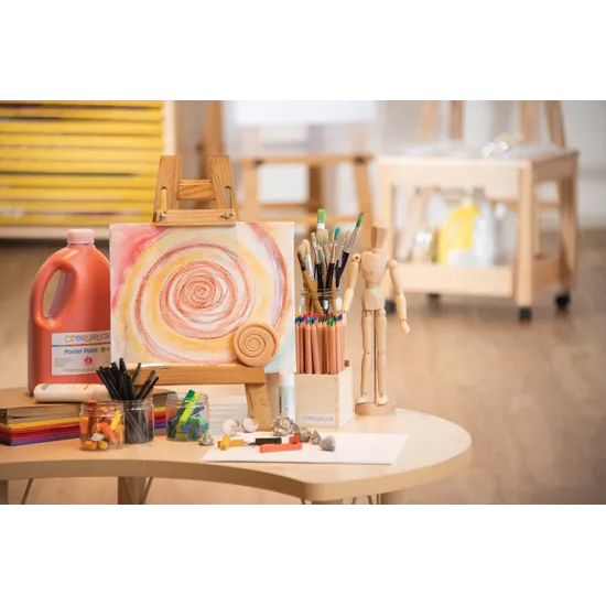 Creatistics Table Top Eiffel Easel w/ Whiteboards - Modern Teaching Aids NZ