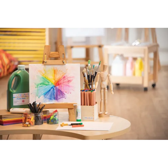 Creatistics Table Top Eiffel Easel w/ Whiteboards - Modern Teaching Aids NZ