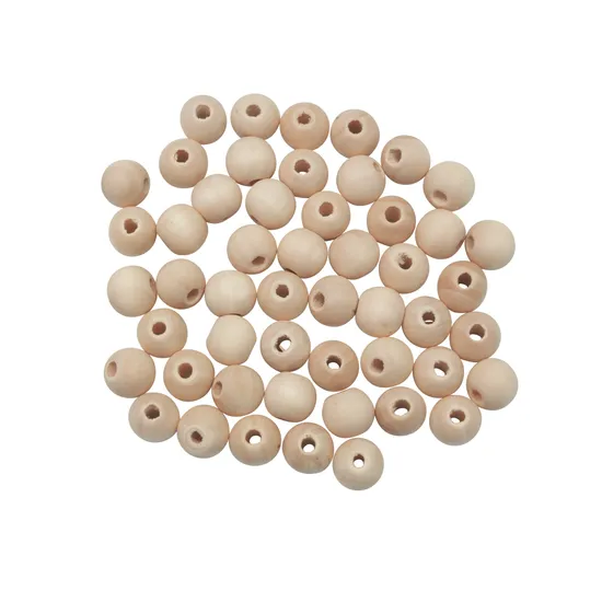Plain Wooden Beads - Pack of 300 - Modern Teaching Aids NZ