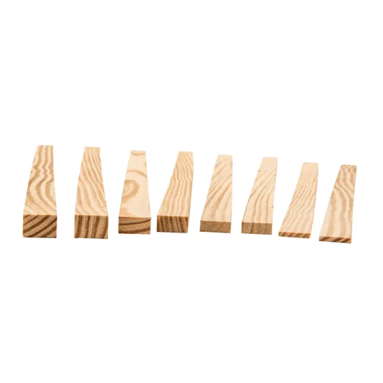 Hardwood Clay Strips - Pack of 8 - 60cm Long - Modern Teaching Aids NZ