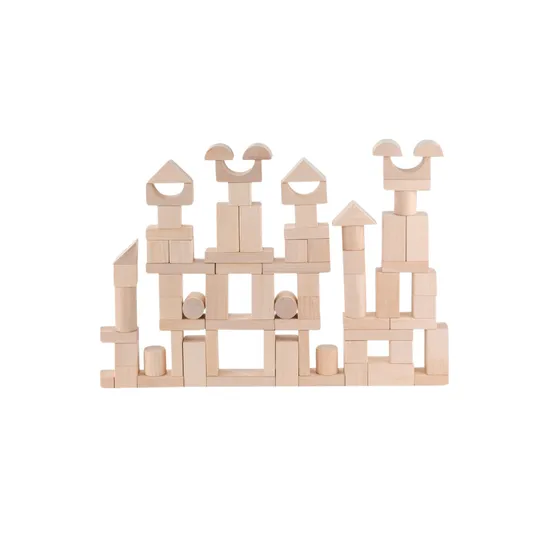 Natural Blocks 100 Pieces - Modern Teaching Aids NZ